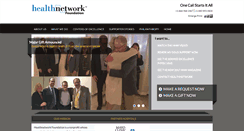 Desktop Screenshot of healthnetworkfoundation.org
